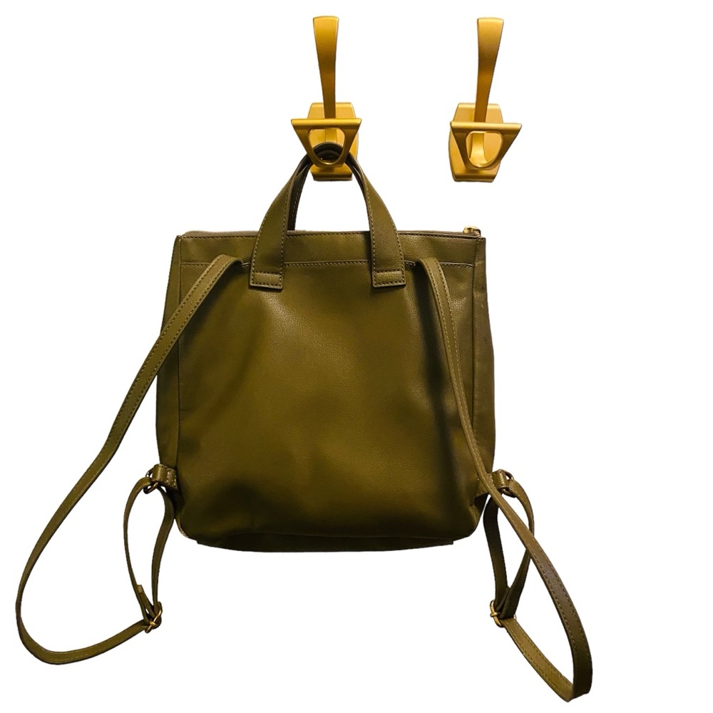 Fossil | Hunter Leather Backpack Green - Picture 2 of 6